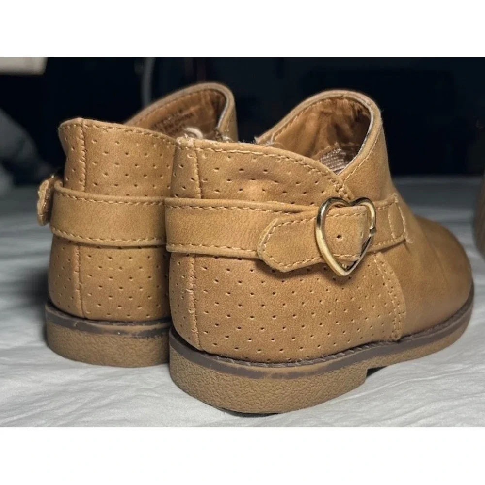 Jumping Beans Children's Place Toddler Girl Sz 6 7 Brown Boot Lot Short Tall Lot